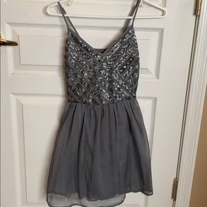 Formal grey dress